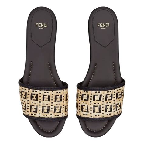 fendi ff interlace|Fendi Ff Interlace Slides .